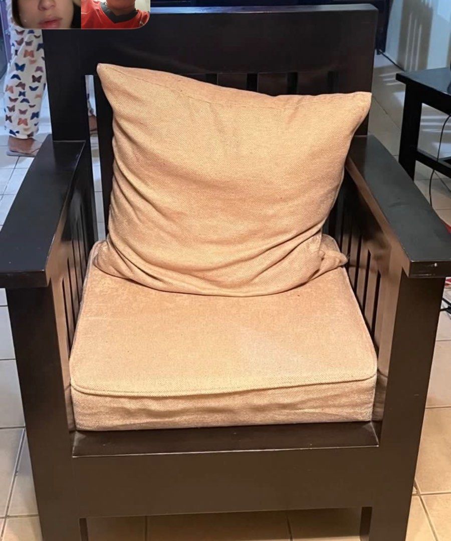 REAL MAHOGANY SALA SET (Category: Sofas) located in Las Pinas. Submitted by foryoutolove_ (Listing ID 1315968086, Image 3). Description: REAL MAHOGANY WOOD!! 🤩 If you want a long lasting set, this is for you! All three sofa in pictures and pillows included: (1) for 3-4 pax sitting sofa (1) for 2 pax sitting sofa (1) for 1 pax sitting sofa ₱30,000 [NEGOTIABLE!].