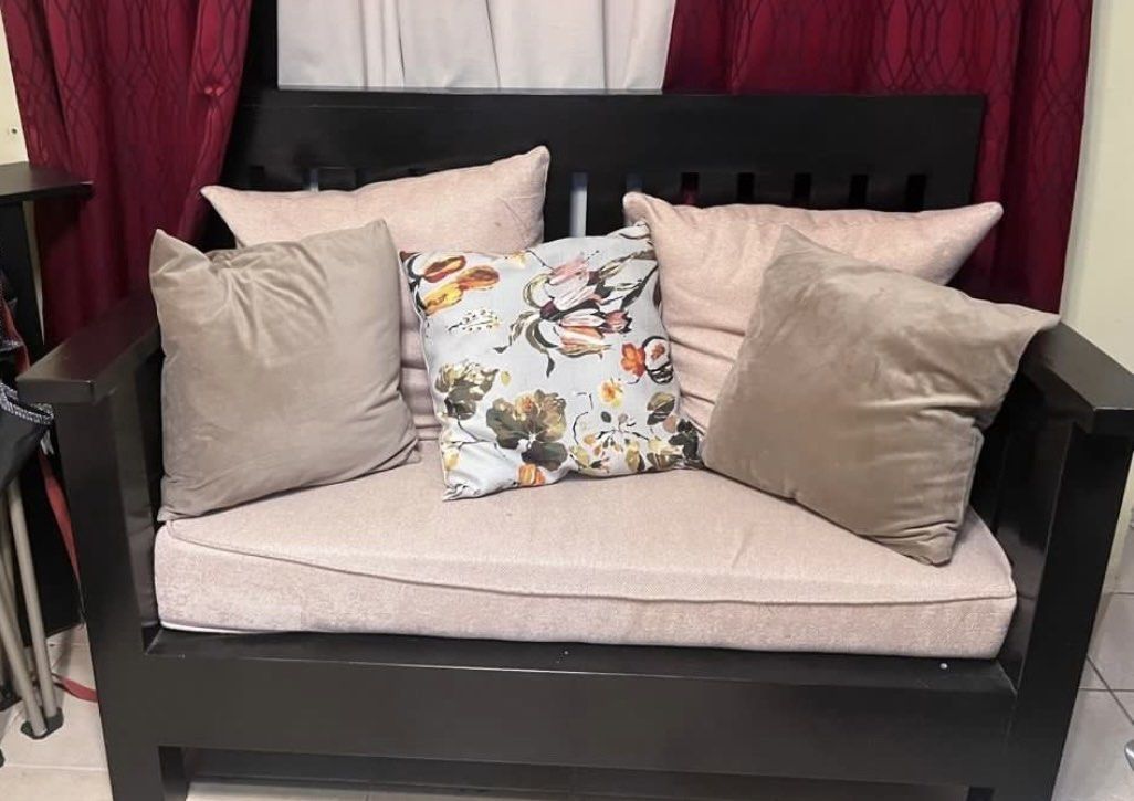 REAL MAHOGANY SALA SET (Category: Sofas) located in Las Pinas. Submitted by foryoutolove_ (Listing ID 1315968086, Image 2). Description: REAL MAHOGANY WOOD!! 🤩 If you want a long lasting set, this is for you! All three sofa in pictures and pillows included: (1) for 3-4 pax sitting sofa (1) for 2 pax sitting sofa (1) for 1 pax sitting sofa ₱30,000 [NEGOTIABLE!].