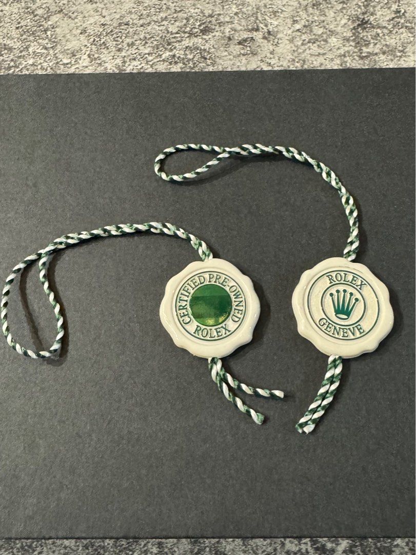 Rolex white hang tag deals