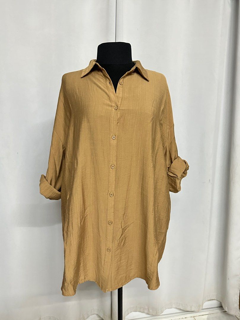SHEIN PLUS SIZE LONG SHIRT - long sleeves (Category: Longsleeves) located in Dumaguete. Submitted by prelovedbysuzy (Listing ID 1316073594, Image 1). Description: SHEIN #PLUSSIZE LONG BUTTON DOWN SHIRT LONG sleeves, Long shirt Size 3xl Perfect for leggings or almost pwede maging dress din Used twice, good condition .