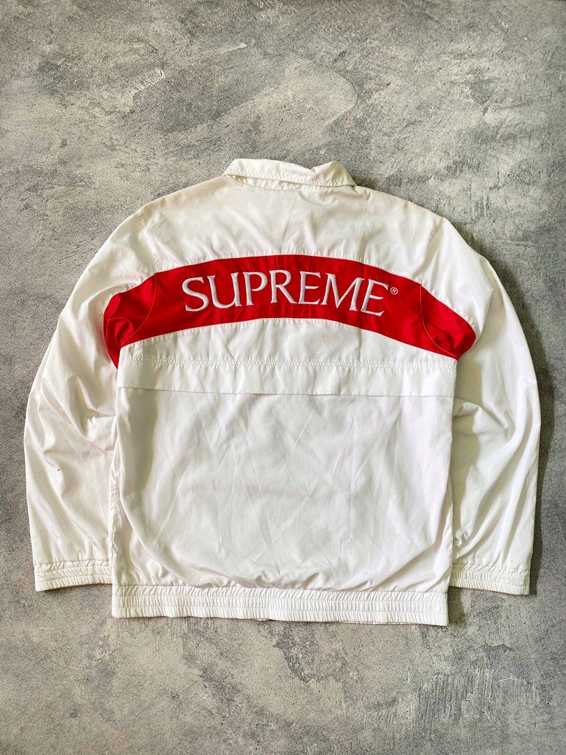 Supreme arc track jacket white clearance