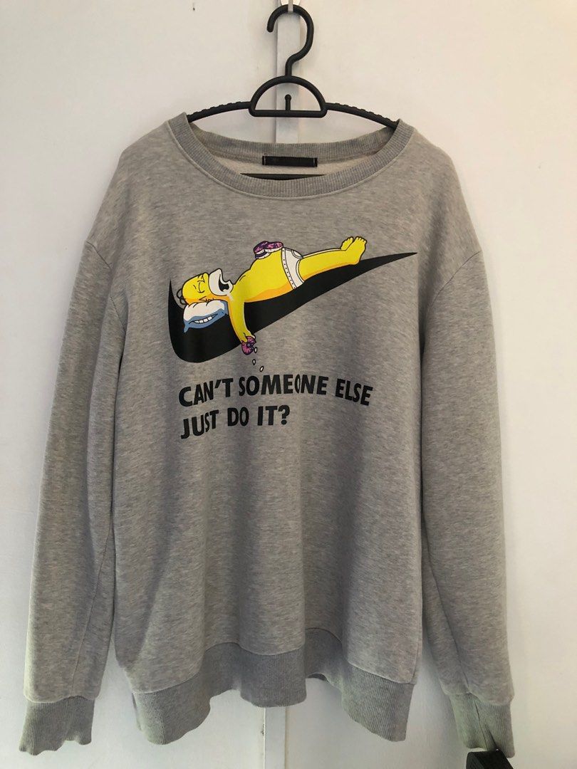 Sweatshirt Nike The Simpsons Women s Fashion Tops Longsleeves on Carousell