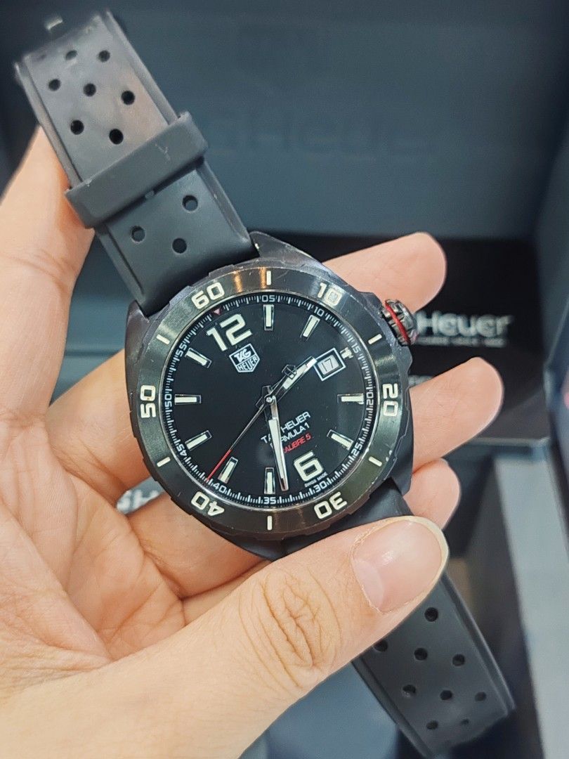 TAG HEUER FORMULA 1 CALIBRE 5 AUTOMATIC 41MM WAZ2115 FULL SET Luxury Watches on Carousell