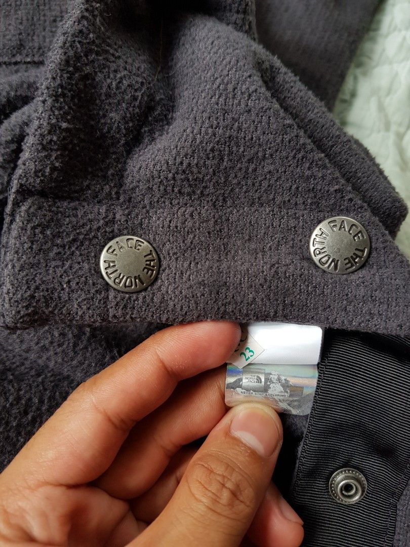 Knit stitch fleece hoodie the north face top