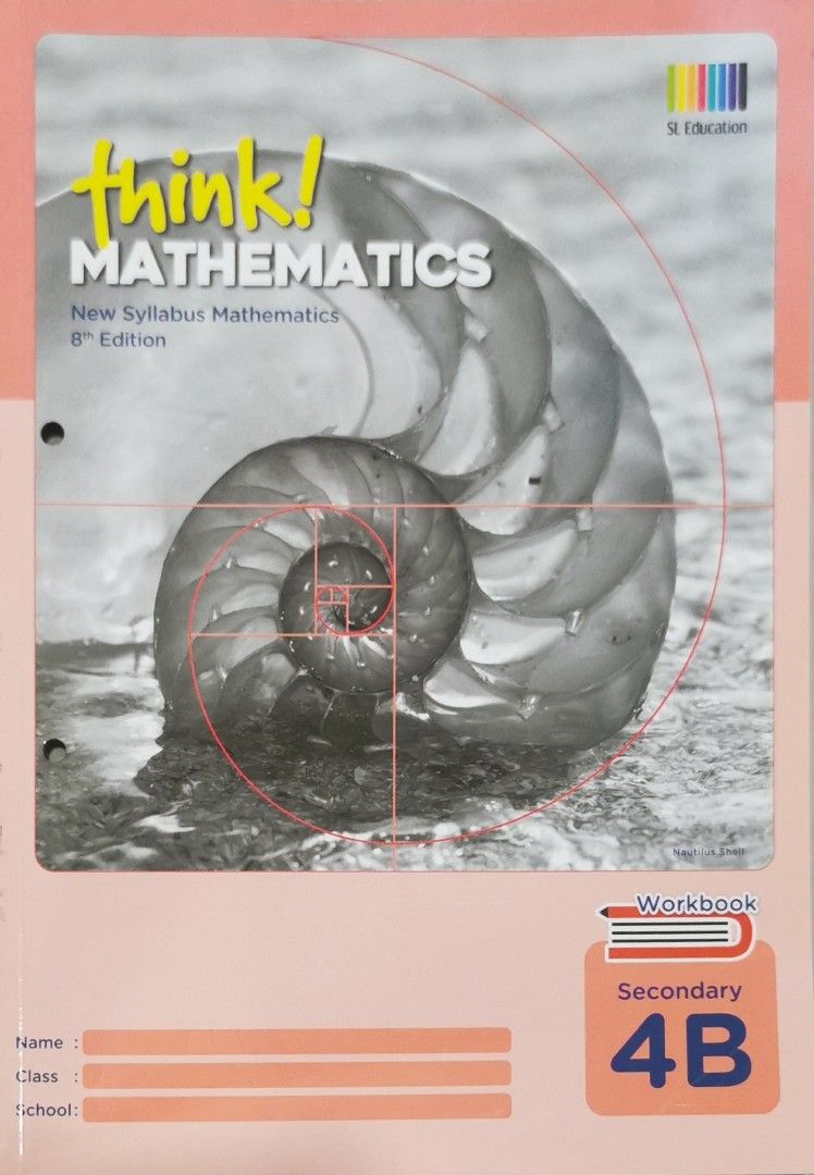 Think! Additional Math (Category: Textbooks) located in Singapore. Submitted by crystalstzh (Listing ID 1316077159, Image 1). Description: 1 page used only. Otherwise new! Excellent condition..