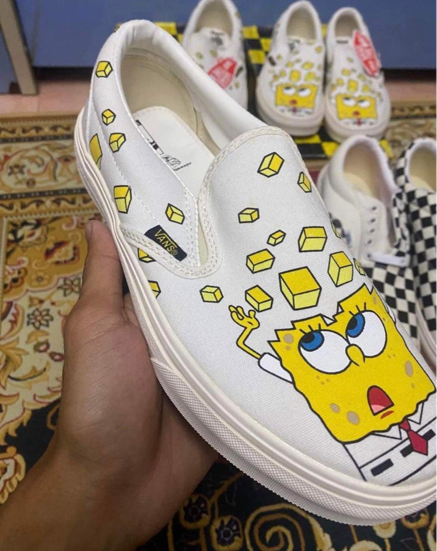 Slip on vans spongebob new arrivals