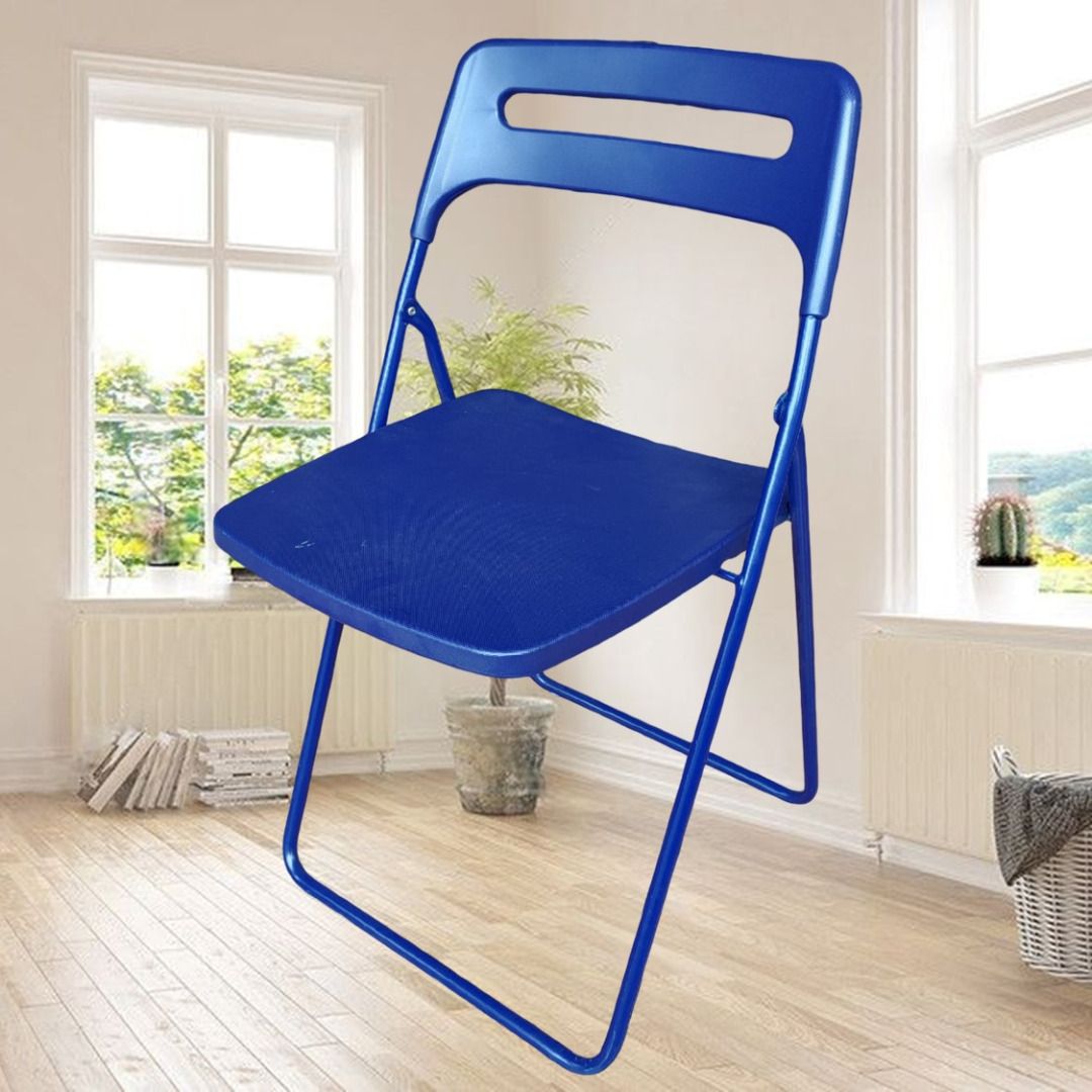 Folding chair ikeaの青いチェア IKEA - 美品 IKEA折り畳みチェアー