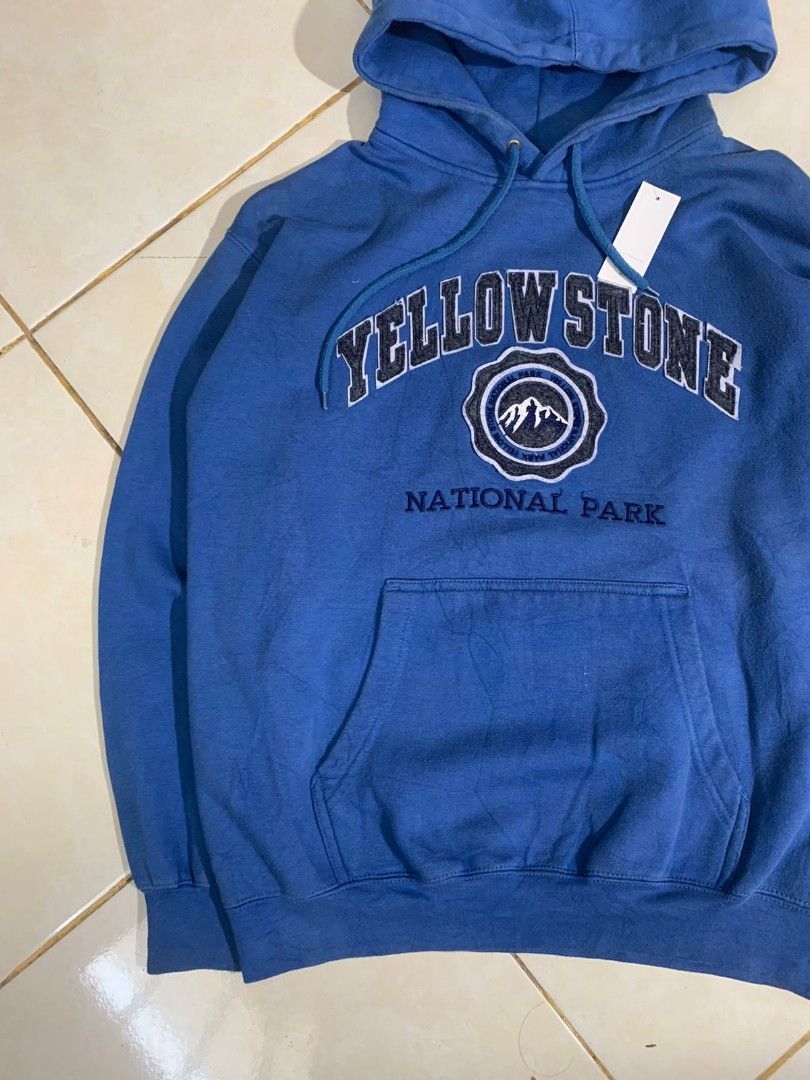 YELLOW STONE NATIONAL PARK HOODIE PRAIRIE MOUNTAIN
