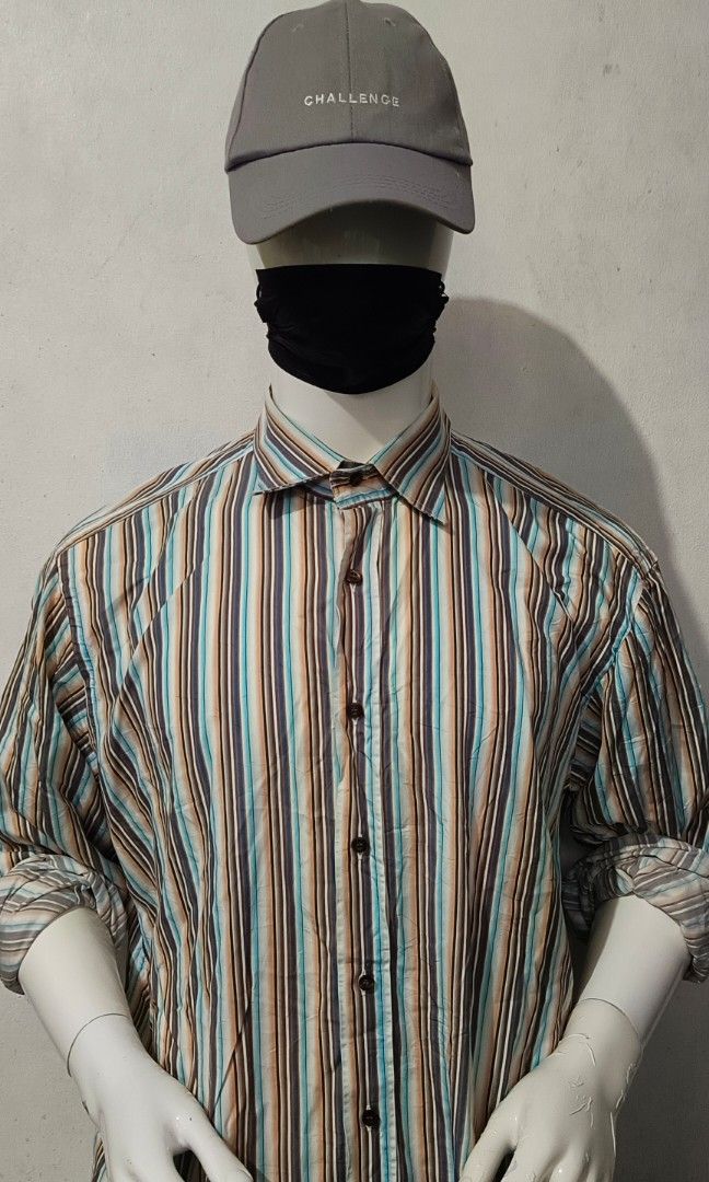 2XL U.S SIZE "ENTRO MILANO" LONGSLEEVE (Category: Formal Shirts) located in Tarlac. Submitted by bigsizeboss (Listing ID 1316109598, Image 1). Description: #ENTRO MILANO #LONGSLEEVE #BIGSIZE.