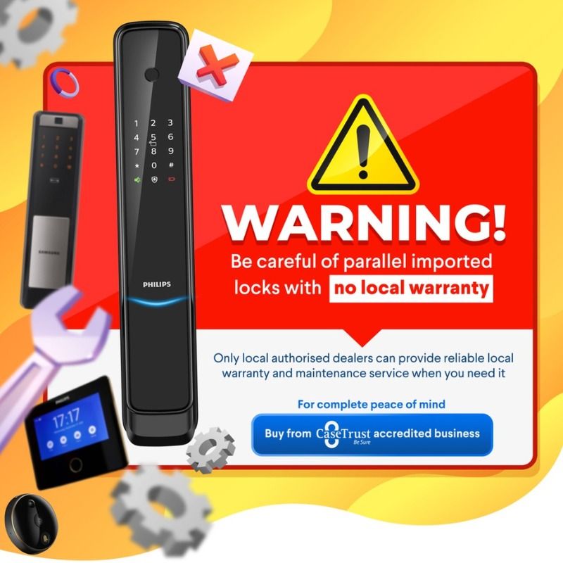 [5 Years Local Warranty] Zeus E-850 Facial Recognition Door Lock ...
