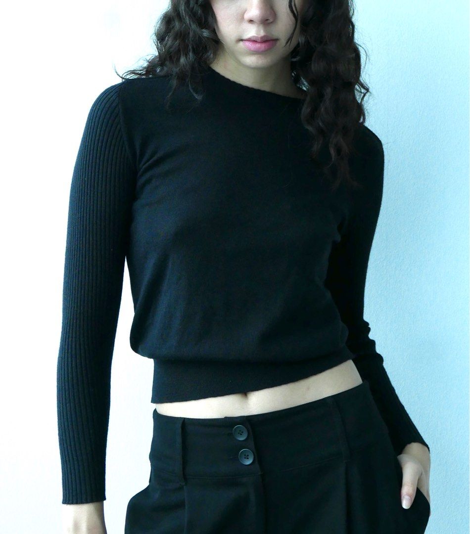 90s Vintage A.P.C. cropped sweater