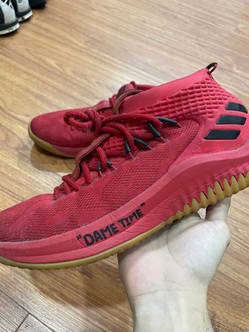 Adidas dame 4 scarlet clearance