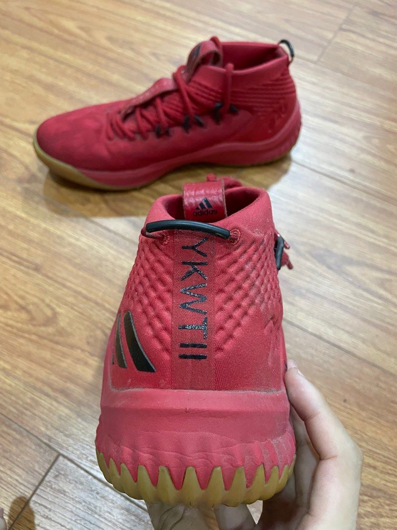 Adidas dame 4 scarlet discount