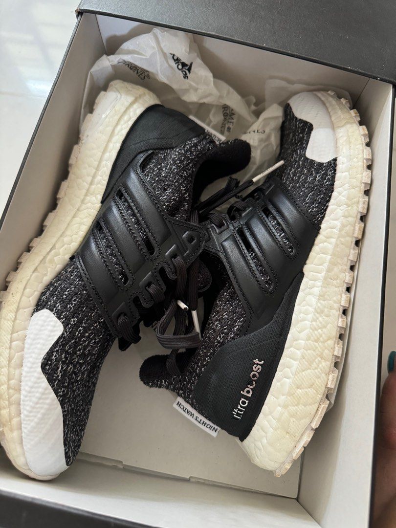 Adidas Ultra Boost x Game of Thrones GOT Night s Watch. Men s Fashion Footwear Sneakers on Carousell