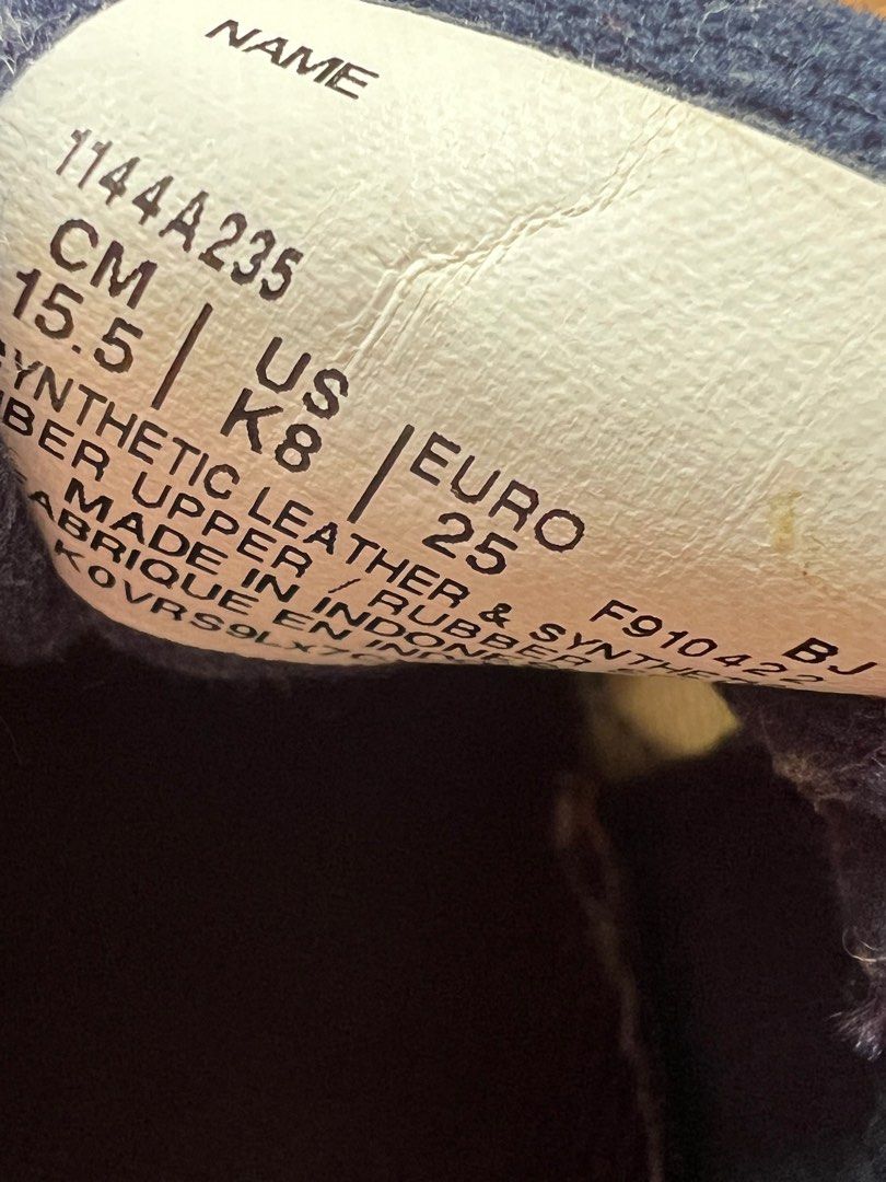 Asics. Rubber Shoes Sneakers size 8 (Category: Babies & Kids Fashion) located in Manila. Submitted by kextrastuff (Listing ID 1316134754, Image 3). Description: size US8 .