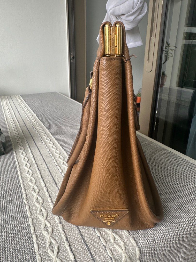 Authentic Prada calfskin leather bag for sale