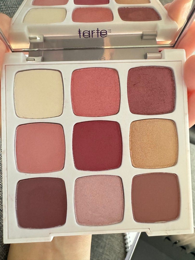 Authentic Tarte Palette (Category: Makeup) located in Davao. Submitted by eiynah (Listing ID 1316125508, Image 1). Description: Swatched only, with flaw thats why i’m selling low.. ☹️ May crack sa bandang likod kaya medyo ingat pag bubuksan.. LAST PRICE POSTED ‼️‼️‼️ Pm me for details.. Or see other photos.