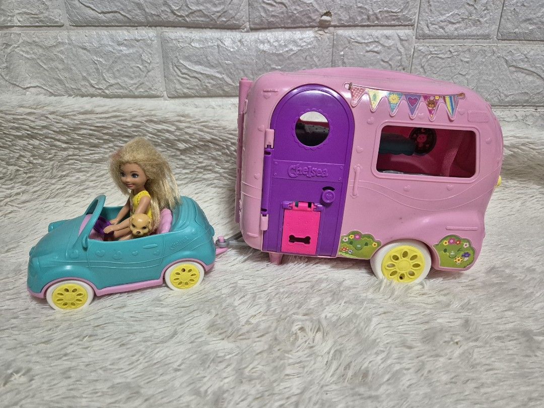 Barbie chelsea camper van, preloved (Category: Kids Toys) located in Caloocan City. Submitted by francesca_shapmore (Listing ID 1316235715, Image 1). Description: preloved/manage expectations what you see is what you get!.