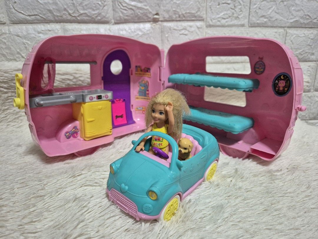 Barbie chelsea camper van, preloved (Category: Kids Toys) located in Caloocan City. Submitted by francesca_shapmore (Listing ID 1316235715, Image 2). Description: preloved/manage expectations what you see is what you get!.