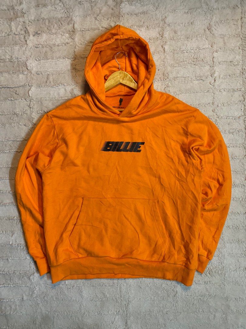 Billie Eilish Unisex Hoodie - 'Party Favour' Text With Sketch Print, Black, Medium - View #8