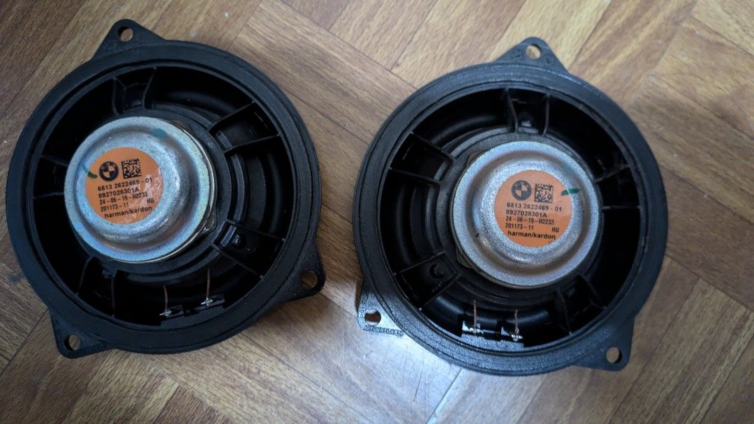 BMW 吋Harman/Kardon啦叭一對, 音響器材, Soundbar、揚聲器