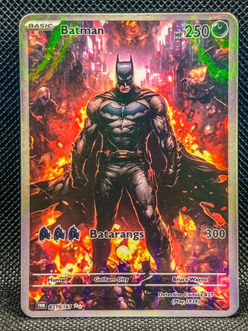 DC Comics SAR Pokemon Cards, Hobbies & Toys, Toys & Games on Carousell