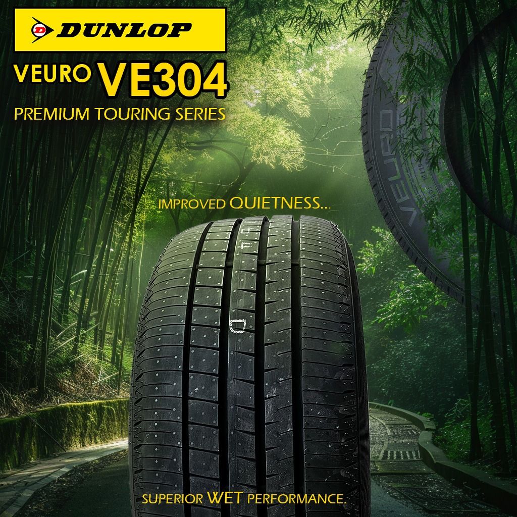 215/55 R17 Y24 Clearance Dunlop Veuro VE304 Premium Touring Tyres