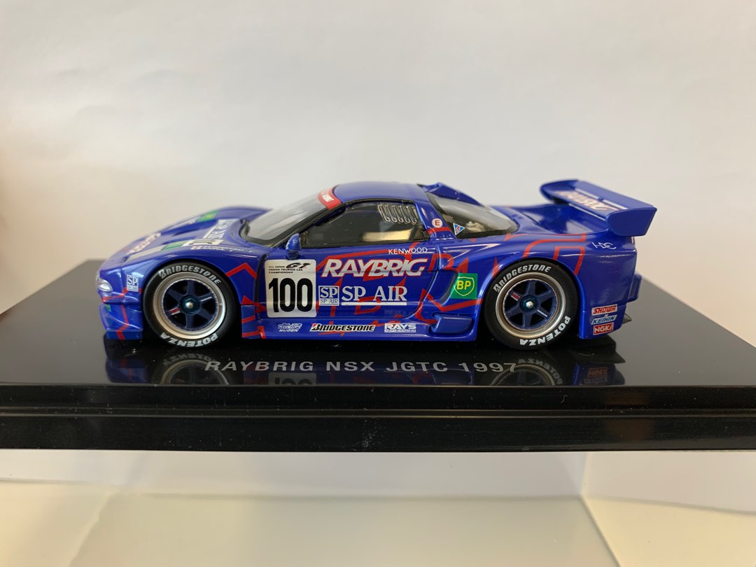 Ebbro 1/43 Honda NSX Raybrig – Test Car Noir, JGTC 1997, Neuf