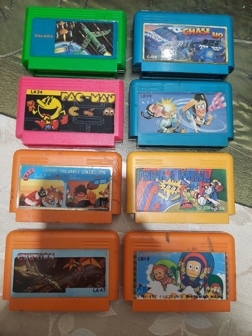 Family Computer Games (Category: Nintendo) located in Manila. Submitted by d_of_olx (Listing ID 1316187823, Image 3). Description: Family Computer Games Cartridge Assorted games 180 each 1200 all for 8 games Location: Sampaloc Manila.