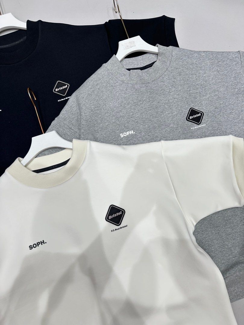 z*様 新品　24SS FCRB TECH SWEAT TEAM CREWNEC SOPH. | TECH SWEAT TEAM CREWNECK BAGGY TOP(M OFF WHITE):