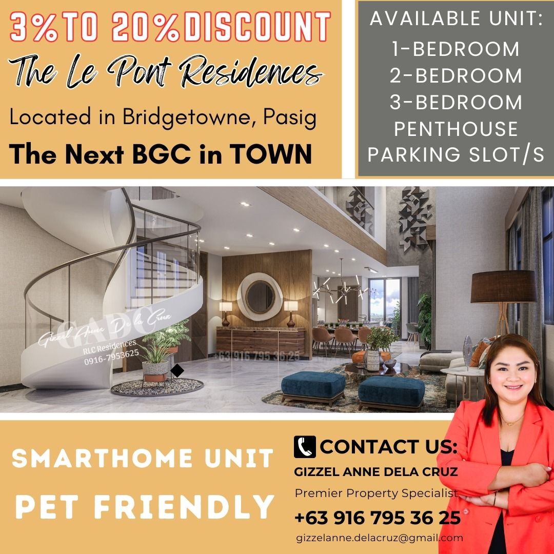 For Sale Pre-Selling 3-bedroom high-end condominium with balcony at ...