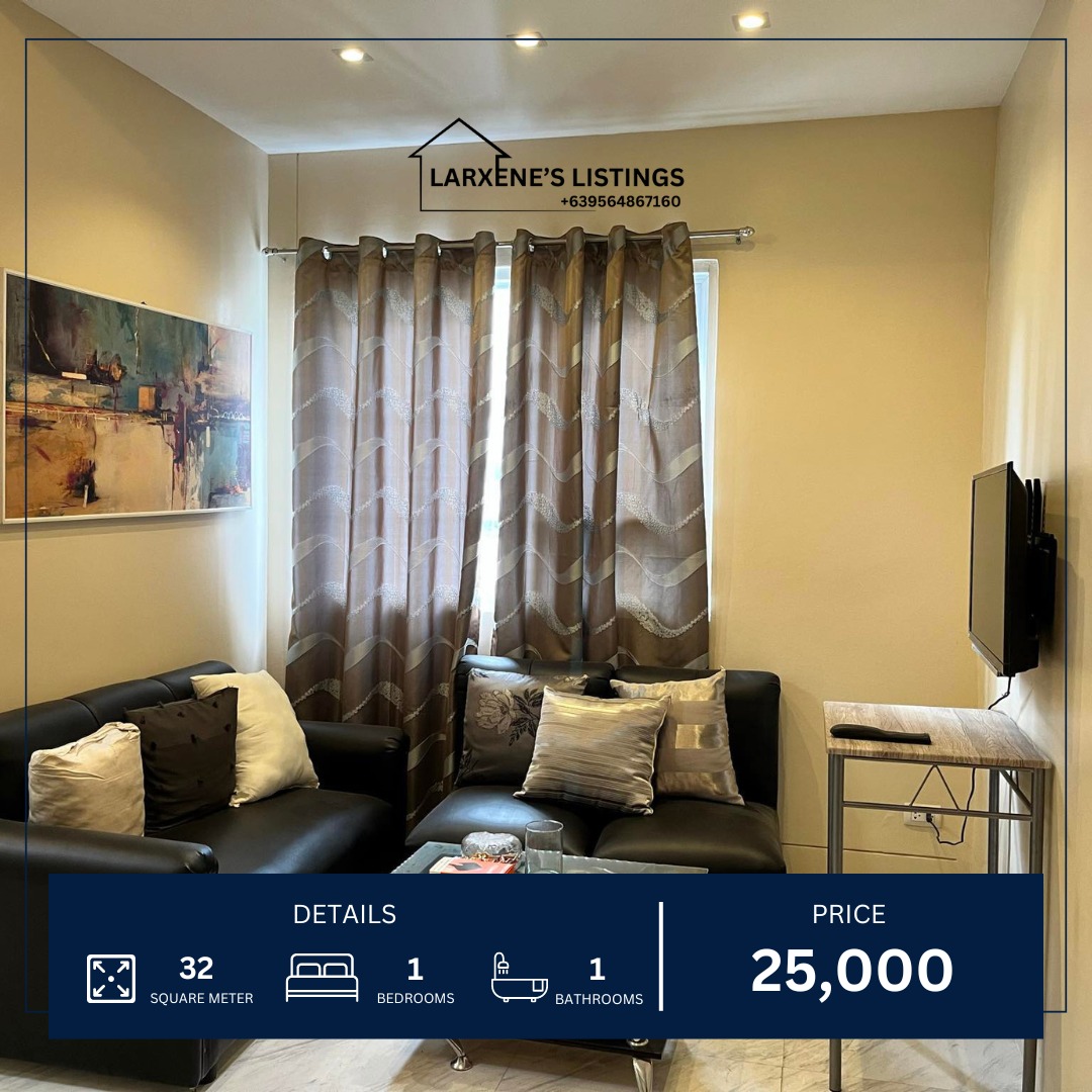 Fully Furnished 1 Bedroom condo for rent at The Pearl Place Tower B in