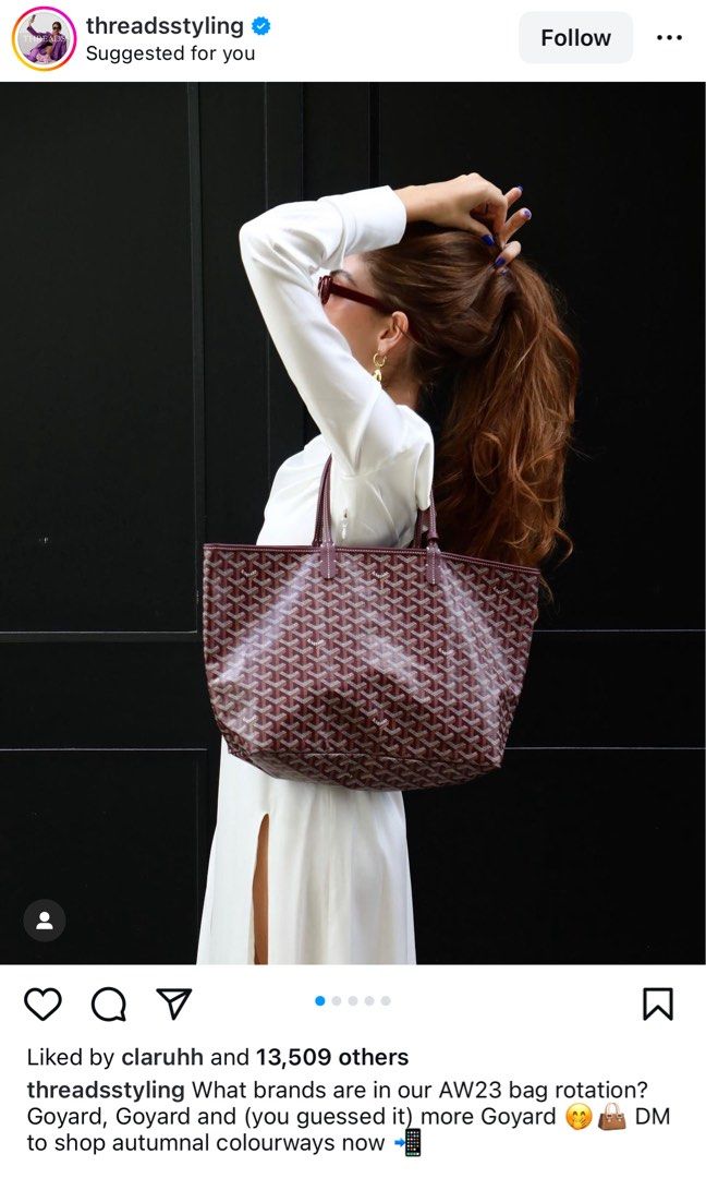 Goyard st louis burgundy store