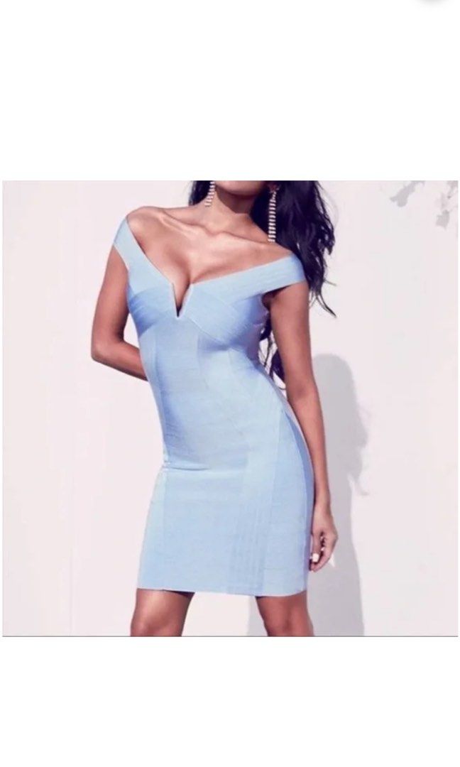 Marciano Blue Bandage Jumpsuit GUESS By Marciano Kandice Bandage