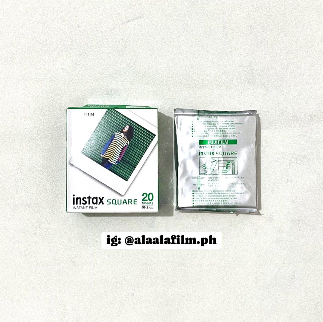 instax square film (Category: Cameras) located in Bacoor. Submitted by masijakeopi_ (Listing ID 1298495697, Image 1). Description: Instax Square Film (Plain White) 10s foil pack - ₱ 550 20s box - ₱ 1,050 Expiry Date:2025 📍Bacoor,Cavite.