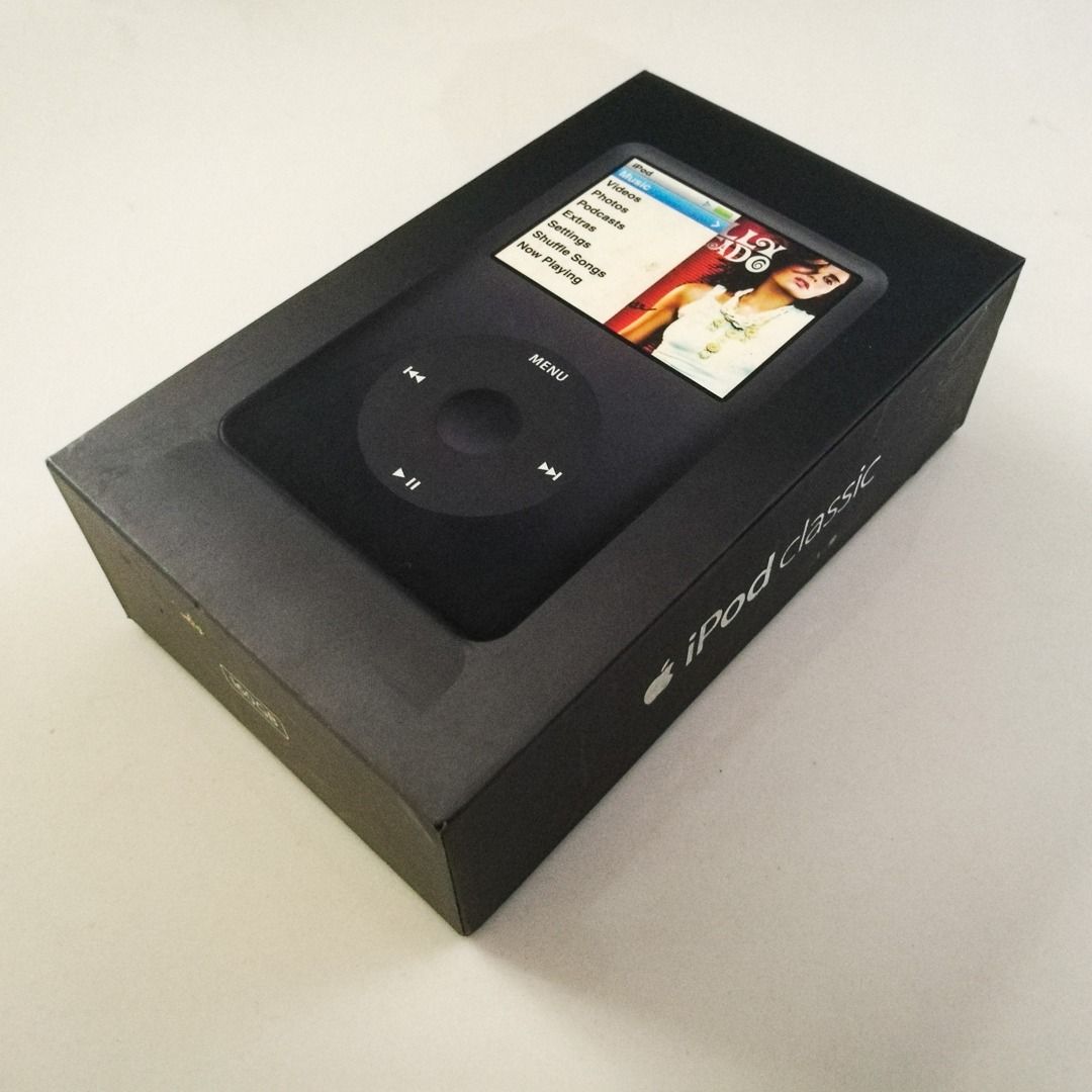 iPod Classic Box (160 GB Black) (Category: Other Mobile & Gadget Accessories) located in Malabon City. Submitted by audioscience (Listing ID 1316156909, Image 1). Description: iPod Classic 160 GB Black Box • Box only • Box is in good condition • Selling as is • Actual photos • What you see is what you get ✓ Payment via Gcash, BPI Family Bank Deposit, Palawan Express, LBC.