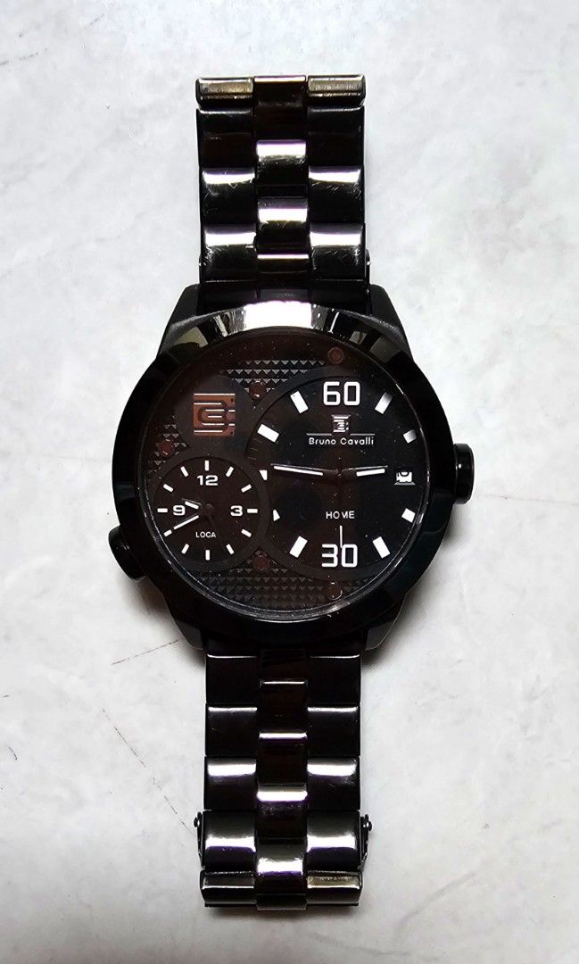 Jam Tangan Pria Bruno Cavalli Original Fesyen Pria Jam Tangan di Carousell