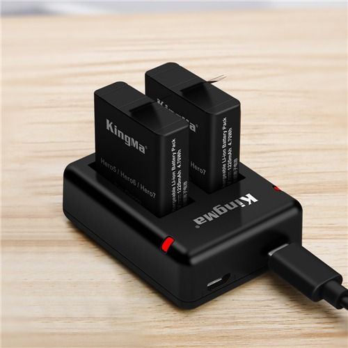 [KingMa] High-performance Battery and Charger Set for GoPro Hero 8 | 7 | 6 | 5 Cameras - AHDBT-50162863065747074113