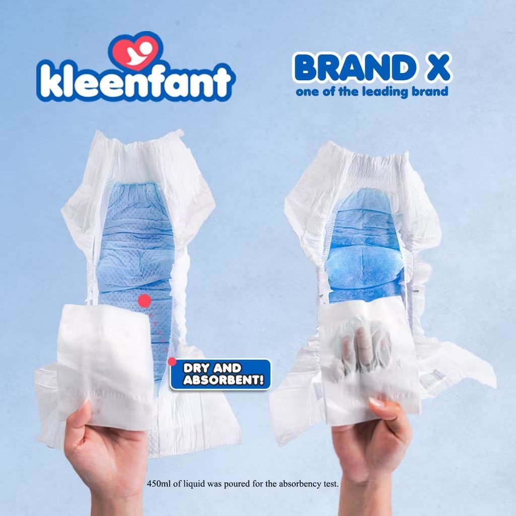 Kleenfant Taped Diaper (30pcs-SMALL) (Category: Diapers & Baby Wipes) located in Las Pinas. Submitted by babyandmomstuffs (Listing ID 1316213408, Image 2). Description: 2 packs available rfs: outgrown.