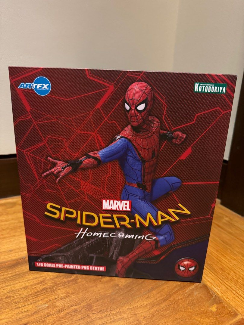 Kotobukiya Spider-man Homecoming 1/6 Scale (Category: Figurines & Statues) located in Quezon City. Submitted by at883 (Listing ID 1316140901, Image 1). Description: BIB.