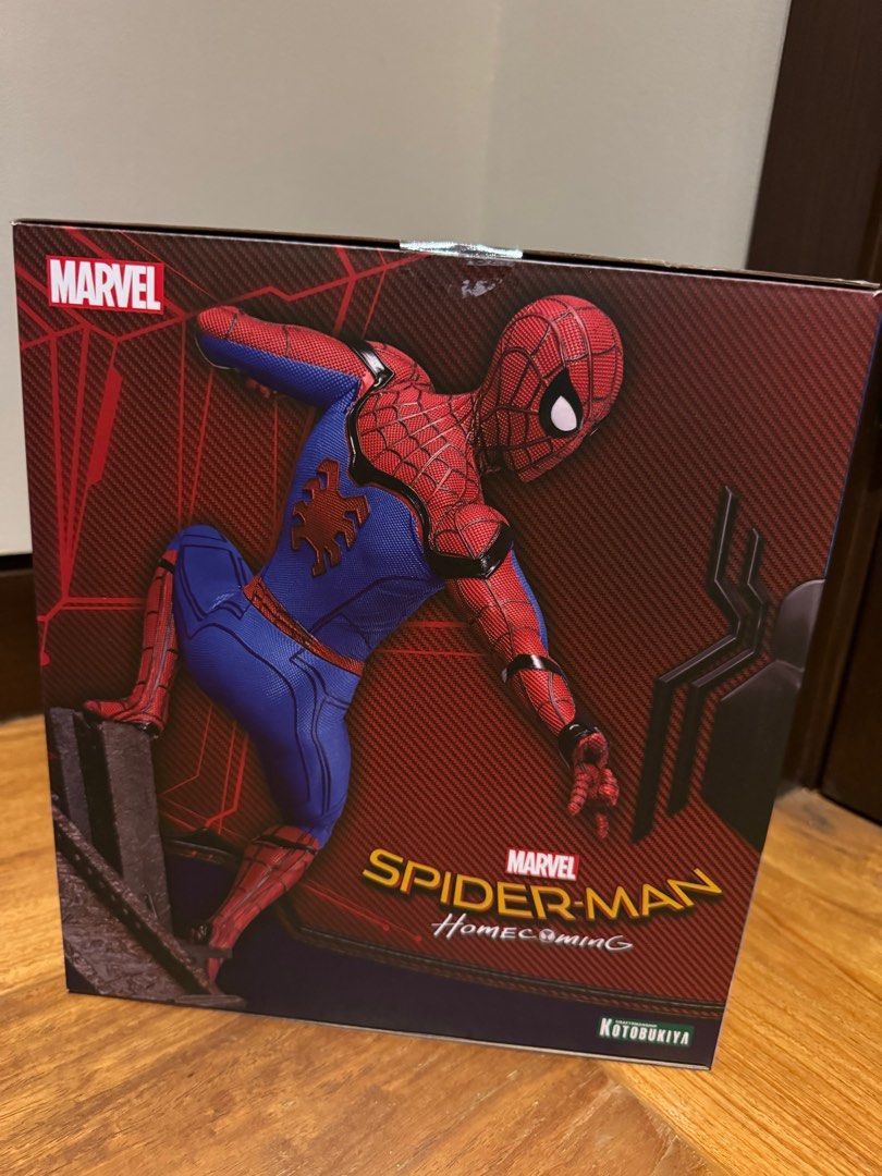 Kotobukiya Spider-man Homecoming 1/6 Scale (Category: Figurines & Statues) located in Quezon City. Submitted by at883 (Listing ID 1316140901, Image 3). Description: BIB.