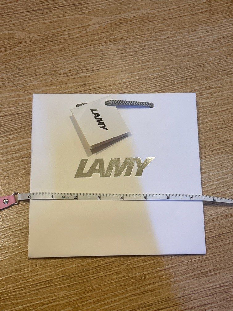 Lamy paper bag (Category: Stationery & School Supplies) located in Manila. Submitted by golden_brain (Listing ID 1316251051, Image 2). Description: Lamy paper bag 100 each.
