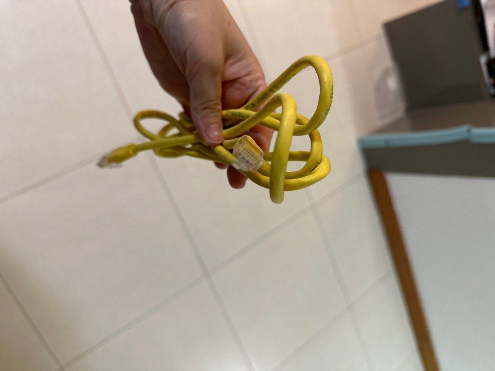 Lan cable (Category: Home Improvement Tools & Accessories) located in Singapore. Submitted by kennycwp19872 (Listing ID 1316210348, Image 3). Description: Moving house sales.