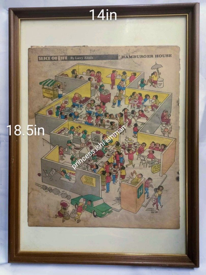 Larry Alcala (Category: Art & Prints) located in Muntinlupa City. Submitted by voltlovebird (Listing ID 1316208126, Image 1). Description: sale plus sf.. complete pages po yan sinama ko na sa framing..