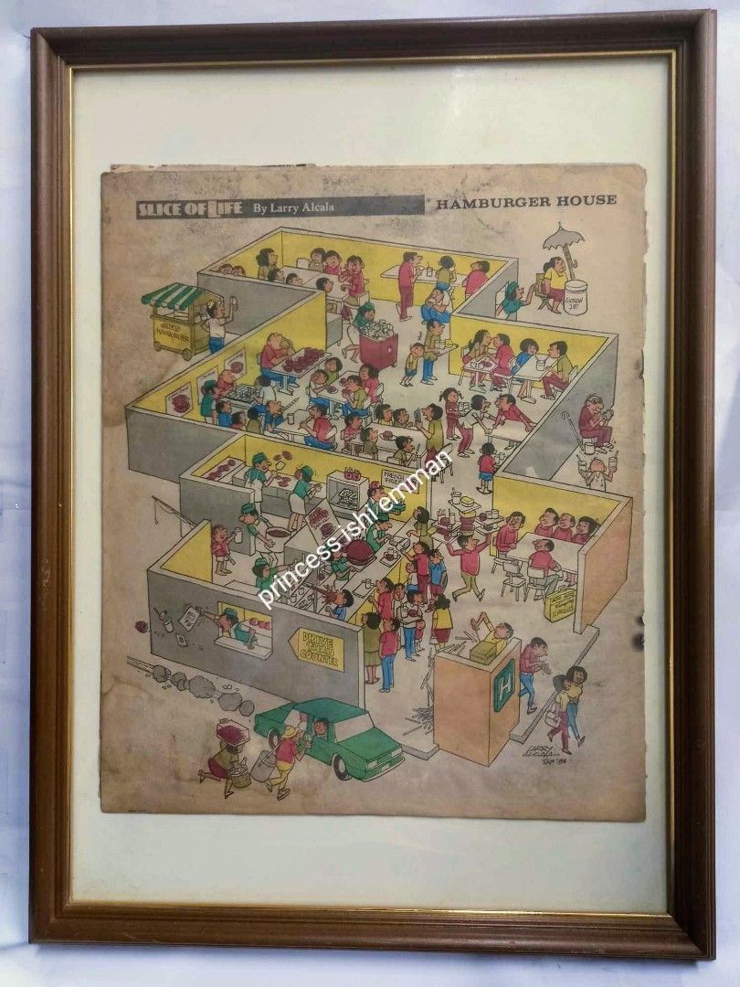 Larry Alcala (Category: Art & Prints) located in Muntinlupa City. Submitted by voltlovebird (Listing ID 1316208126, Image 2). Description: sale plus sf.. complete pages po yan sinama ko na sa framing..