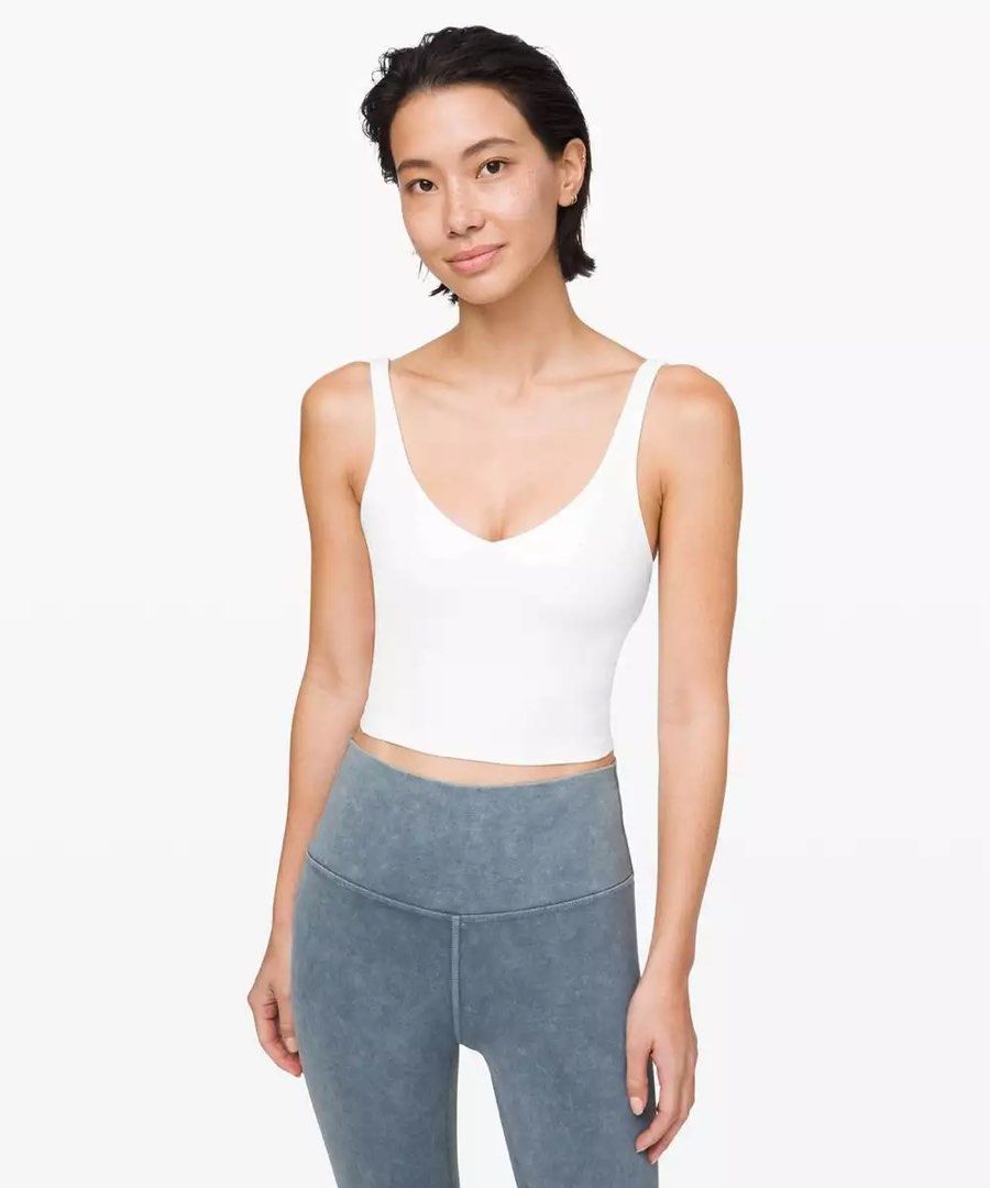 Lululemon align tank in white size 4 BNWT Women s Fashion Activewear on Carousell