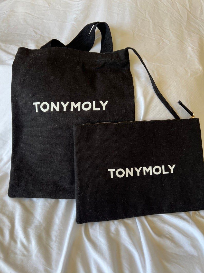 Moschino X Tony Moly Tote Bag and Pochette