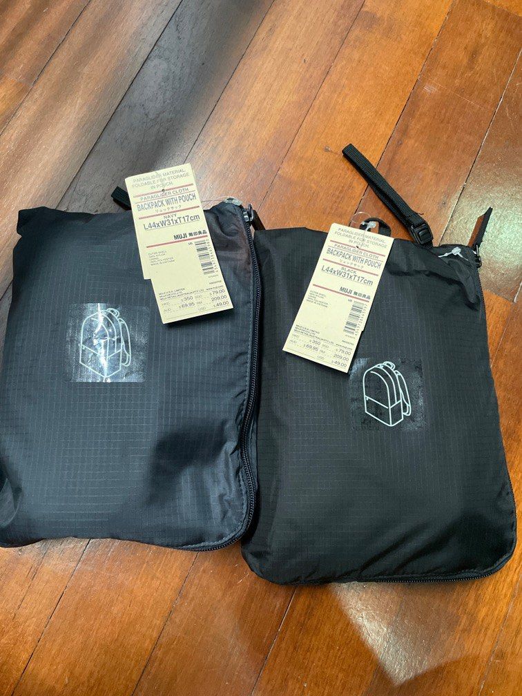 MUJI paraglider foldable backpack Men s Fashion Bags Backpacks on Carousell