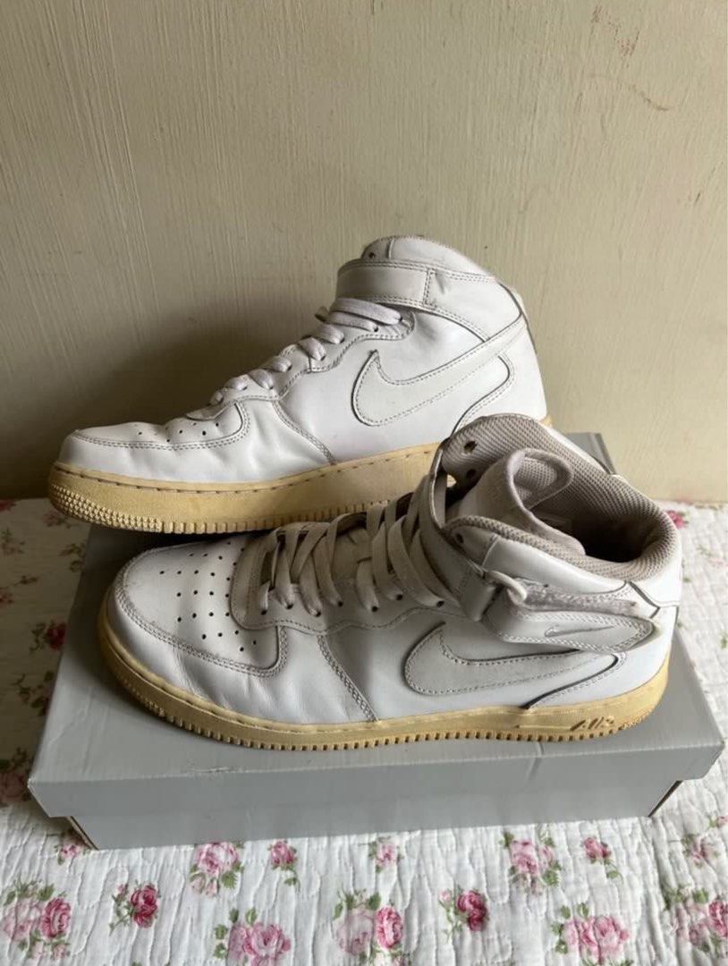 Rwitc Dj5974 Nike Air Raid White Blue Nike Air Force Mid, Men's