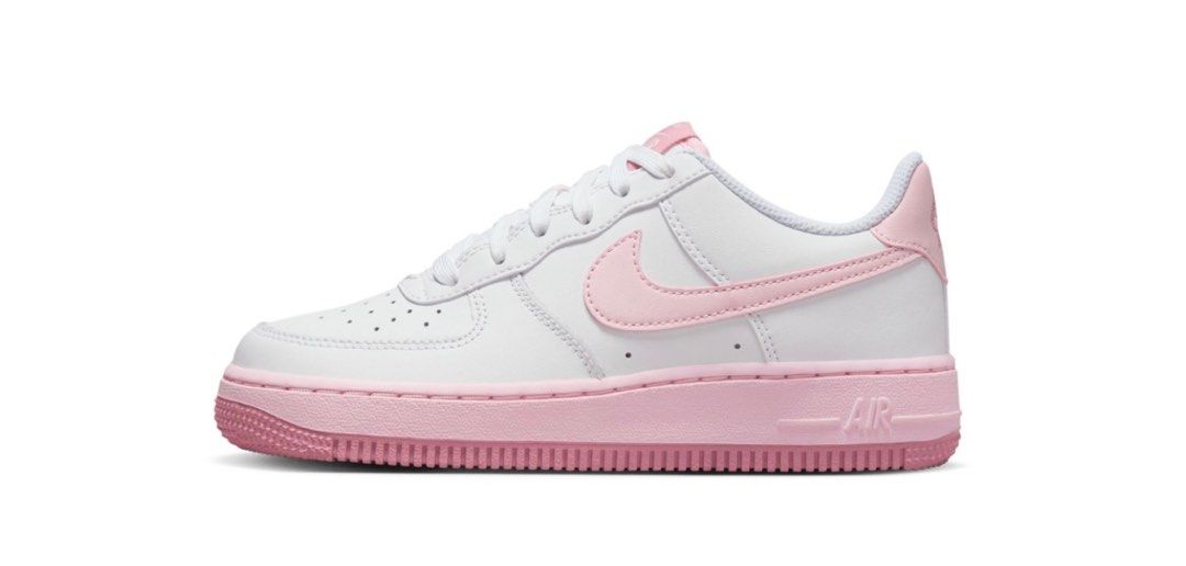Pink air force 1 kids on sale